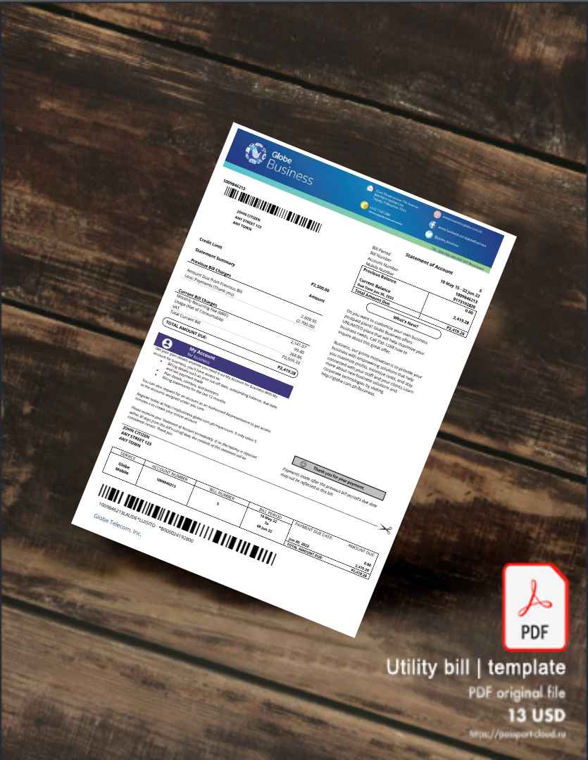 Utility bill | Albanian Power | Albania